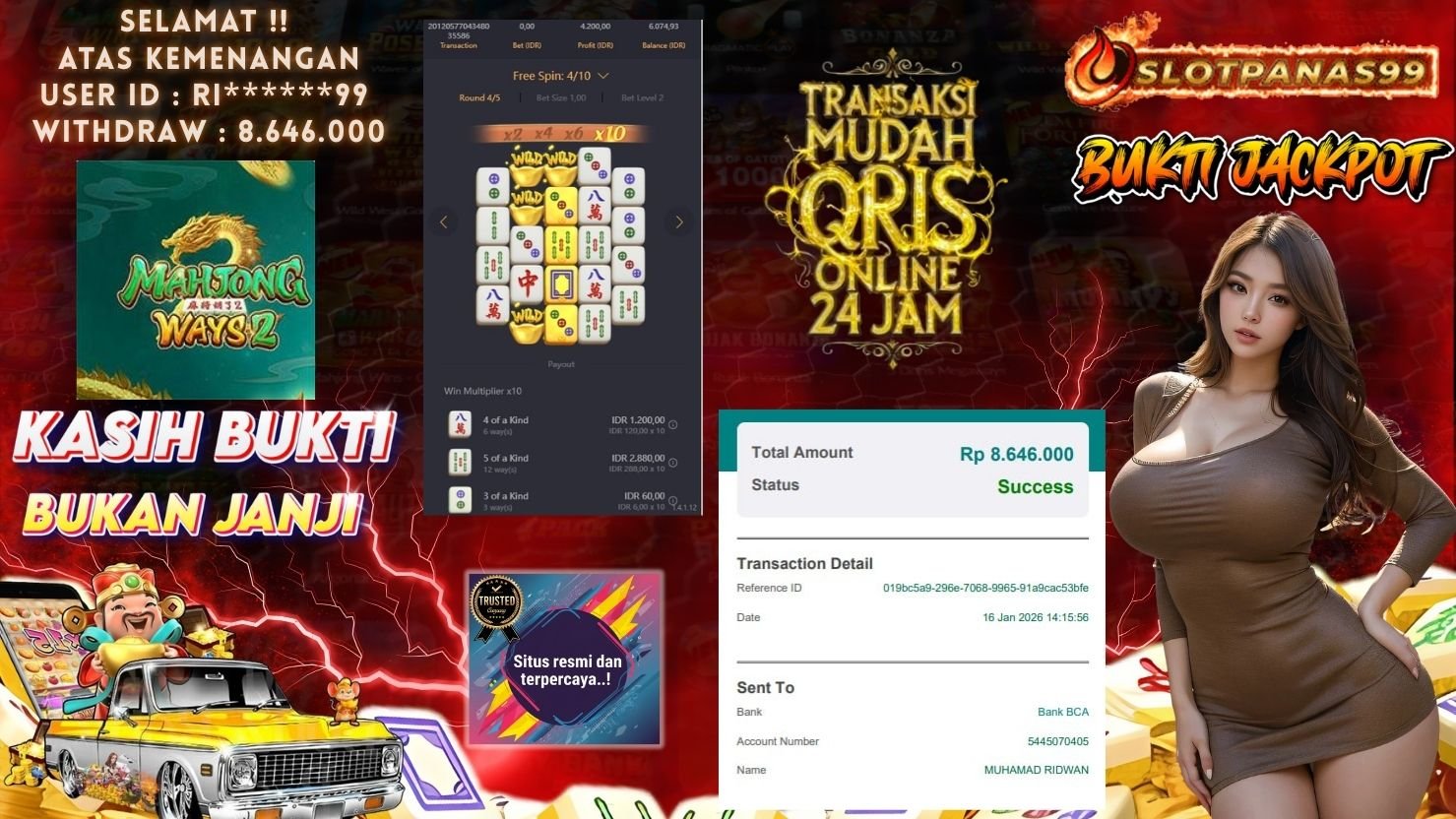 SLOTPANAS99 JACKPOT SLOT MAHJONG WAYS 2